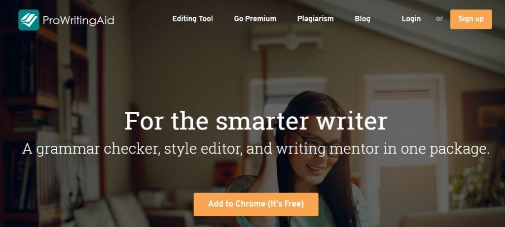 Pro Writing Aid home page