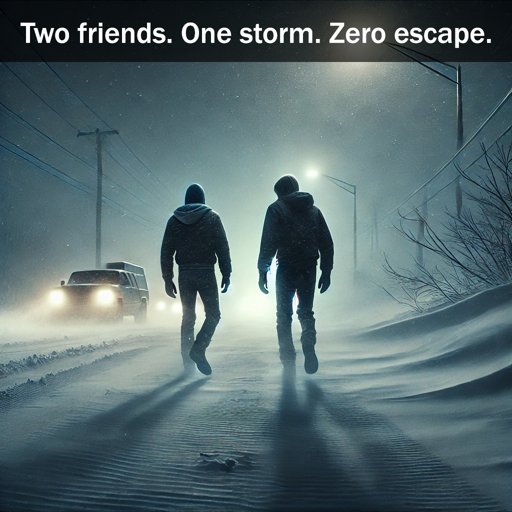 Two friends. One storm. Zero escape.