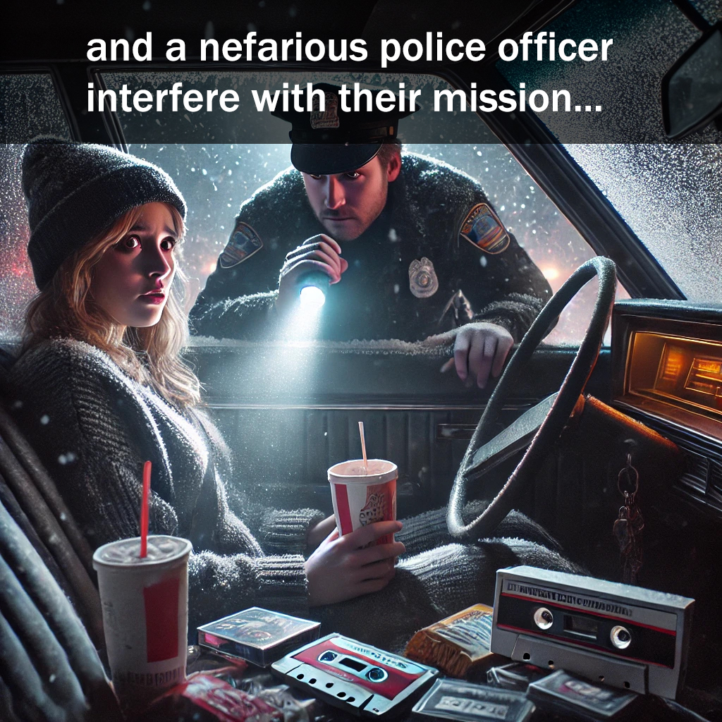 and a nefarious police officer interfere with their mission